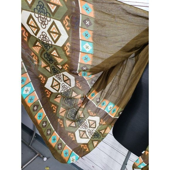 Indian Aztec Printed Wrap Scarf‎ sarong shawl - Picture 10 of 11